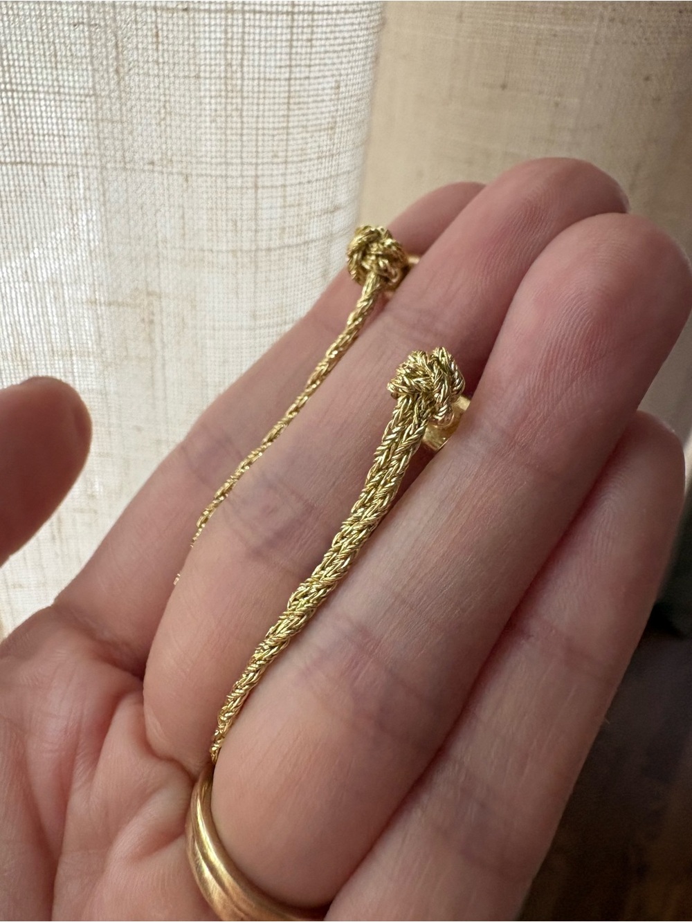 Gorjana Marin Rope Drop Earrings - Picture 5 of 6
